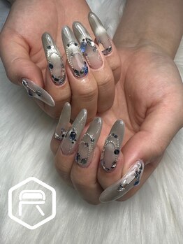 レディスペネイル ノウラ 名駅店(Redispe nail NouRa)/マグネットフレンチネイル