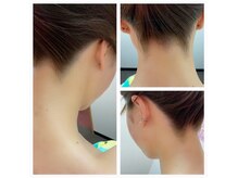 シェービングは、お肌のくすみも取れもっちりとした仕上がりです