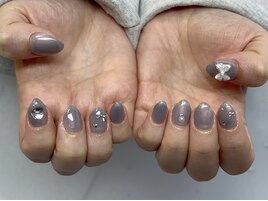 偏光pinkのブルーネイル★