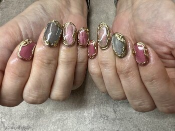 ネイルサロンファストネイルプラス 新宿店(FAST NAIL PLUS)/2025秋ネイル【ミラー】