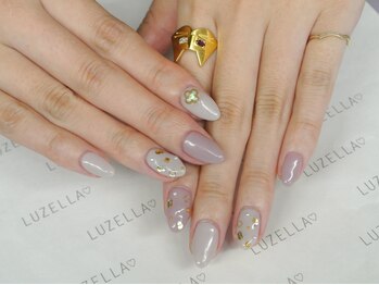 ルズ エラ プライベートネイルサロン(Luz ella private nail salon)/グレイッシュネイル♪