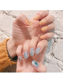 アティックネイルアトリエ(attic nail atelier)/アシメネイル★