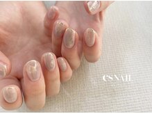 エスネイル 新宿西口店(es NAIL)/水彩×mirror