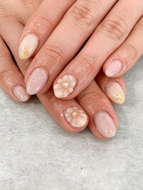 ３D　お花ネイル