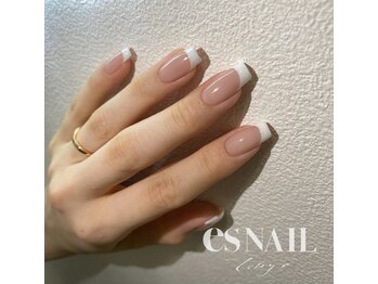 エスネイル 新宿西口店(es NAIL)/白フレンチ