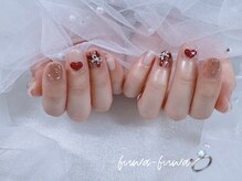 フワフワ(fuwa-fuwa)/バレンタインネイル