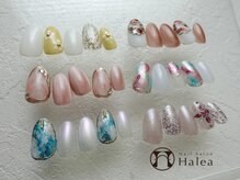 ハレア(Halea)の雰囲気（サテン/マグネット/フラワーネイル/チューリップ）