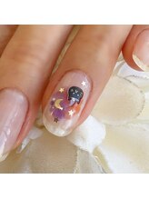 ヘアー ユニバース(HAIR UИIVERS)/クリアネイル+ハロウィン★