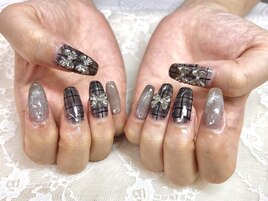 チェックネイル