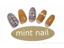 ネイルアンドアイ ミント(nail＆eye mint)/グレンチェックネイル