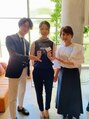 レオン(REONE) 株式会社エッセンス安永社長とおまた王子(鶴田さん)と◎