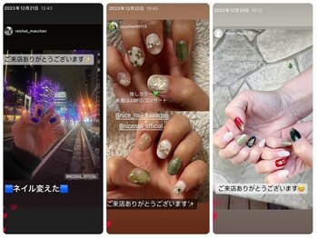 ナイスネイル 自由が丘店/お客様Instagram