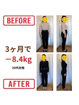 はぴねす整骨院/当院自慢のダイエット卒業生