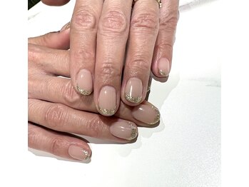 リネア 鷺沼店(Linea)/ラメフレンチ(ベースあり)