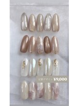 ネイルリュンヌ(nail lune)/定額デザイン ¥9,000コース
