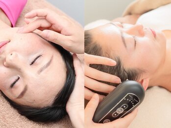 プレフェランス(Preference)の写真/切らないたるみ改善！【小顔矯正＋表情筋マシンあて放題★ヘッド付￥9800】頭皮からほぐしてリフトアップ♪