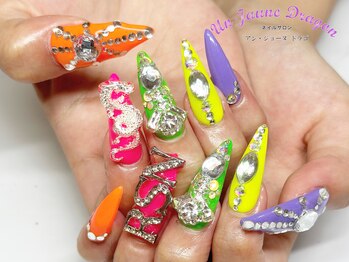 アン ジョーヌドラゴ/【ロングネイル】ギャルネイル