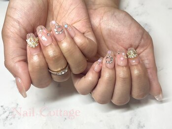 ネイルコテージ 新宿南口店(Nail cottage)/ホログラムネイル　¥14300