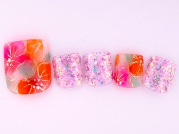 ネイルサロン ノア/[フット]アートしっかりコース☆