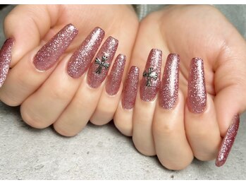 スカルプ　チップ　長さだし