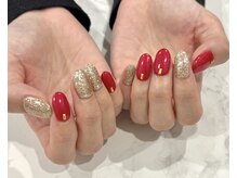 プルミエ ラムールの雰囲気（手元キラキラ☆女子力アップネイル↑）