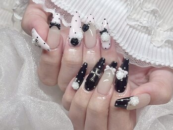 モカ 心斎橋(moca by Lee)/【Aina】ドットネイル