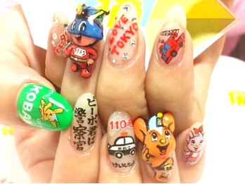 お客様オーダー推し活痛ネイル