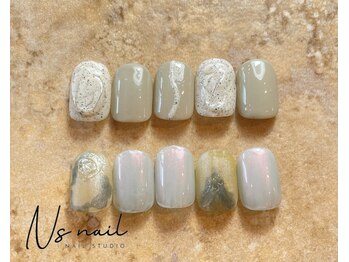 エヌズネイル 三鷹駅前北口店(n’s nail)/ぷっくりDesign 定額8600