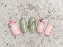 春☆桜ネイル