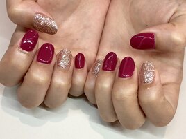 シンプルネイルワンカラー