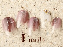 アイネイルズ 町田店(I nails)/ぬりかけフラワーネイル7480円