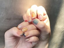ネイルコテージ(Nail cottage)/カラフルフレンチ　8800円