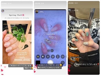ナイスネイル 自由が丘店/お客様Instagram