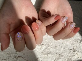 ちゅるんカラー×クリアラメ