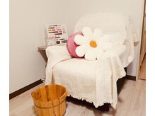 ハツミ(HATSUMI)の雰囲気（フットネイルの方♪ネイル前に足湯で冷えやむくみを改善☆）