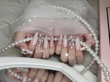 ベルグローアルファネイル(BELLE GROW ALPHA NAIL)/ピンクヒョウ柄ネイル