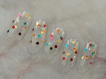 ミーム(meme)/ホロネオンネイル/冬ネイル