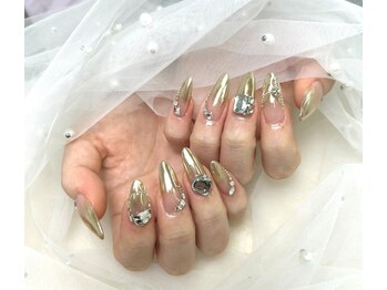 リベラ 一宮店(Libera)の写真/キレイに自爪を伸ばしたい方、折れてしまった方必見！長さだしで韓国ネイル・ワンホンネイルも楽しめる♪