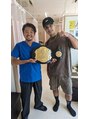 はくさん和鍼灸整骨院 K-1チャンピオンの担当をしています。