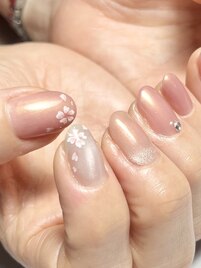 手書き桜アート