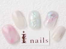 アイネイルズ 梅田店(I nails)/パステルカラーニュアンス¥7700