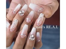 ネイルズリアル 倉敷(nail's RE.A.L)/ホワイトグラデーション
