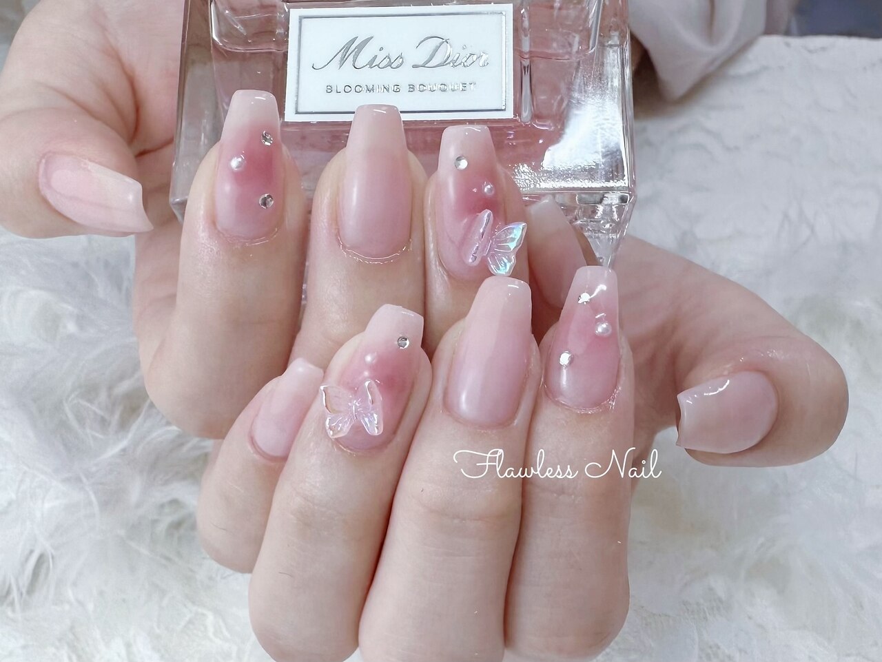 通販コスメ・美容 - オーダーネイルチップ No.107 レッド系カラー 