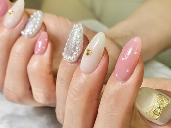 アイボリー(ivory)/ちゅるんネイル