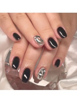 ブラックワンカラー×埋めつくし