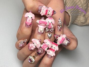 アン ジョーヌドラゴ/【ロングネイル】ゴテゴテネイル