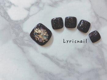 リリックネイル 本八幡店(LyricNail)/足元はカッコよくブラック！！