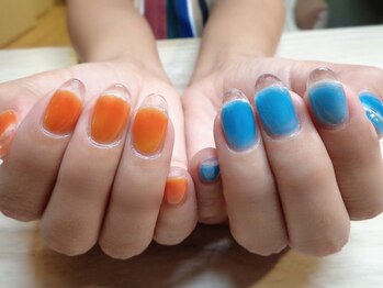 アミュリー ネイル アトリエ(Amury nail atelier)/ちぐはぐ シアー エスニック 夏