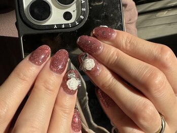 ジェニック(GENIC)/薔薇ネイル