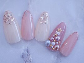 クリスマスネイル